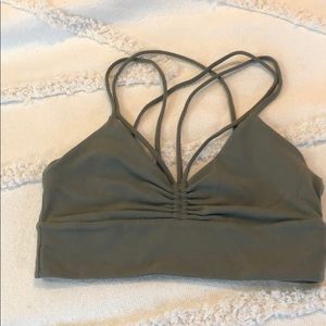 Lululemon bra- olive color
